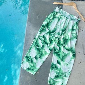 Show Me Your Mumu Palm Print Shade Casual Pants